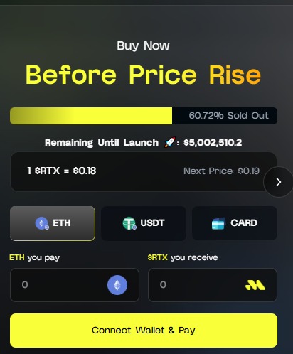 Remittix Presale Dashboard