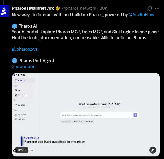 Pharos network AI and Port Agent