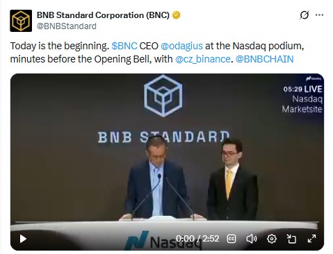 BNB Standard X-Post BNB Standard X-Post