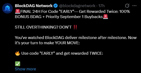 BlockDAG Bonus code BlockDAG Bonus code