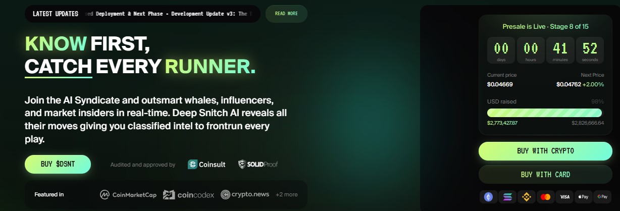 DeepSnitch AI Presale