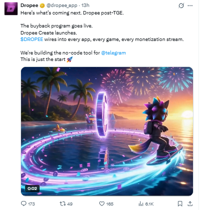 Droppee Buyback live