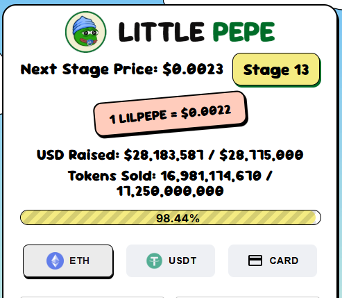 little pepe presale price