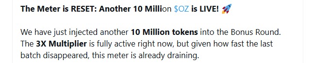 Another 10M Into Ozak AI Bonus Round.