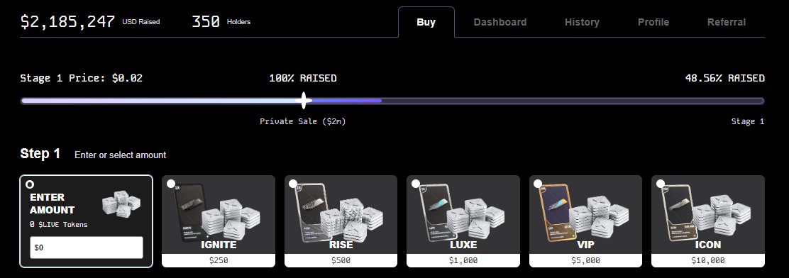 LivLive Presale LivLive Presale