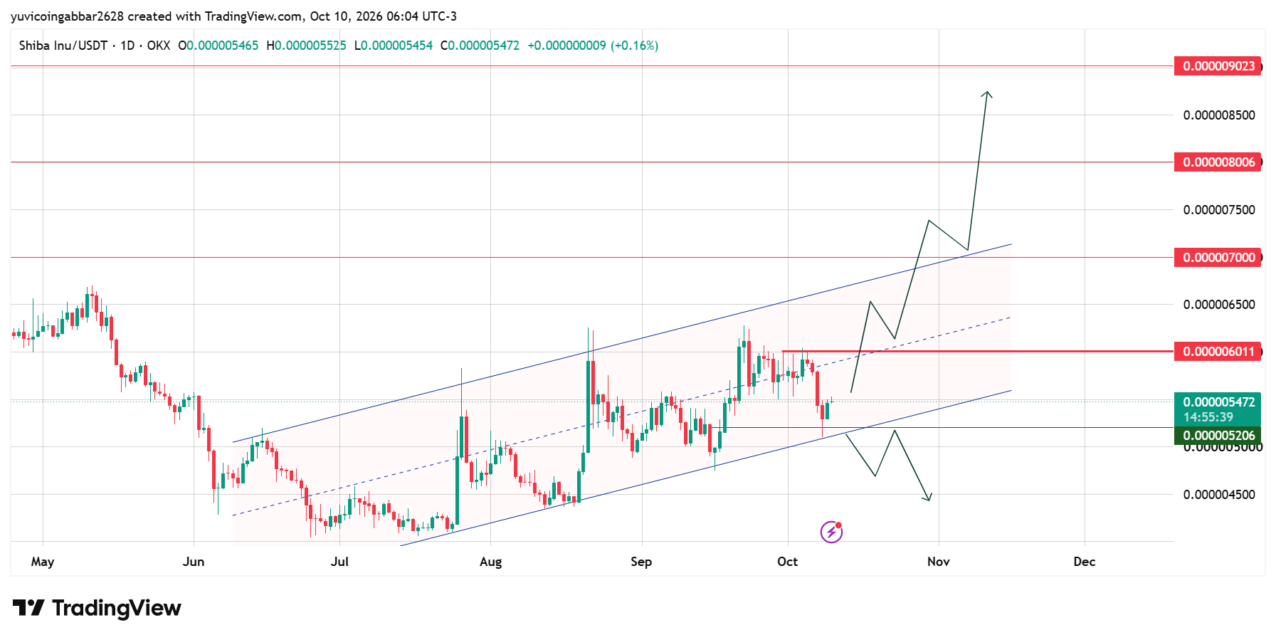 SHIB Price Chart: Technical Analysis