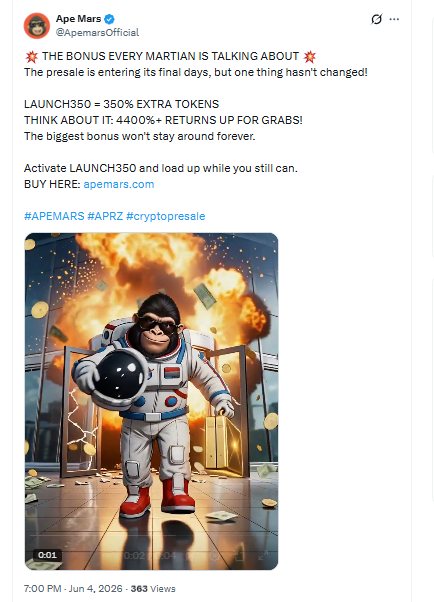 Apemars 4400% ROI and launch350 code