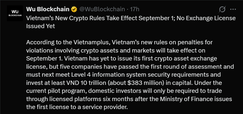 Detail by WuBlockchain on X Detail by WuBlockchain on X