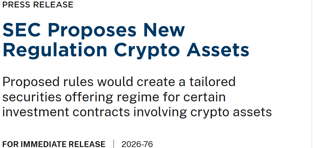 SEC Release 2026-76 SEC Release 2026-76