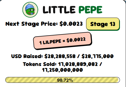 little pepe presale 