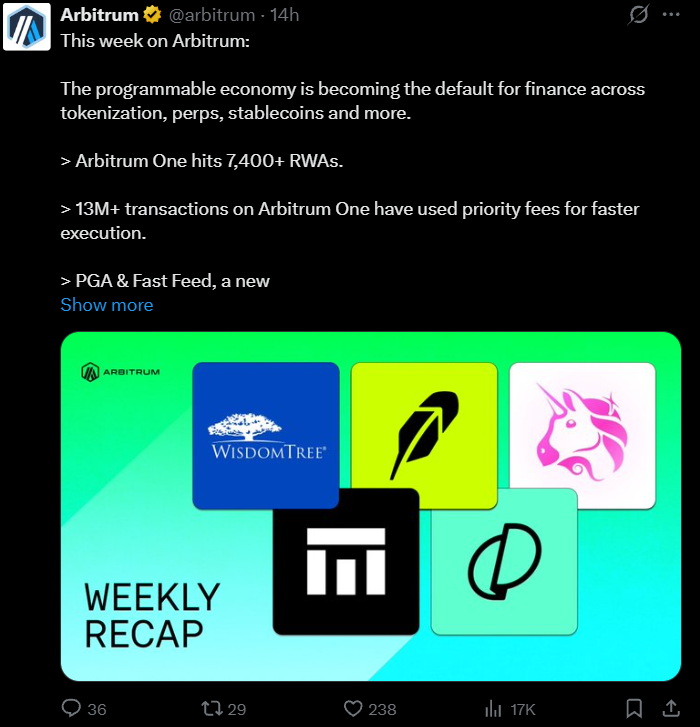 Arbitrum Latest News: weekly Update Arbitrum Latest News: weekly Update