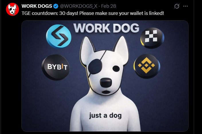 Work Dogs Token Listing Date Work Dogs Token Listing Date