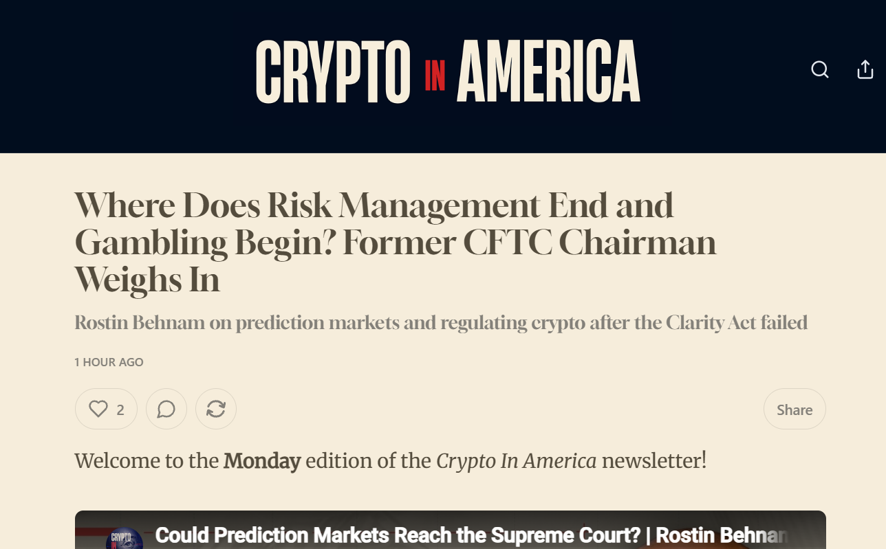 Prediction Market Regulation: Where Does Risk Management End and Gambling Begin? Prediction Market Regulation: Where Does Risk Management End and Gambling Begin?