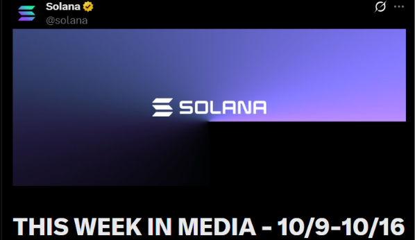 Solana Weekly Update X post Solana Weekly Update X post