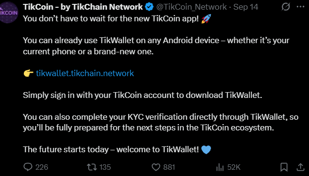 TikWallet Expands Access Ahead of the Listings TikWallet Expands Access Ahead of the Listings