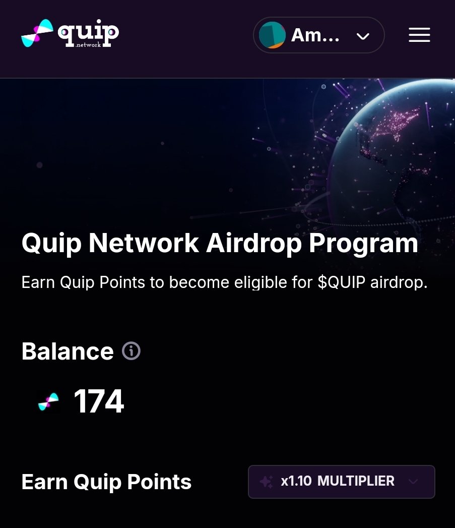 Quip Network – $QUIP Points Airdrop