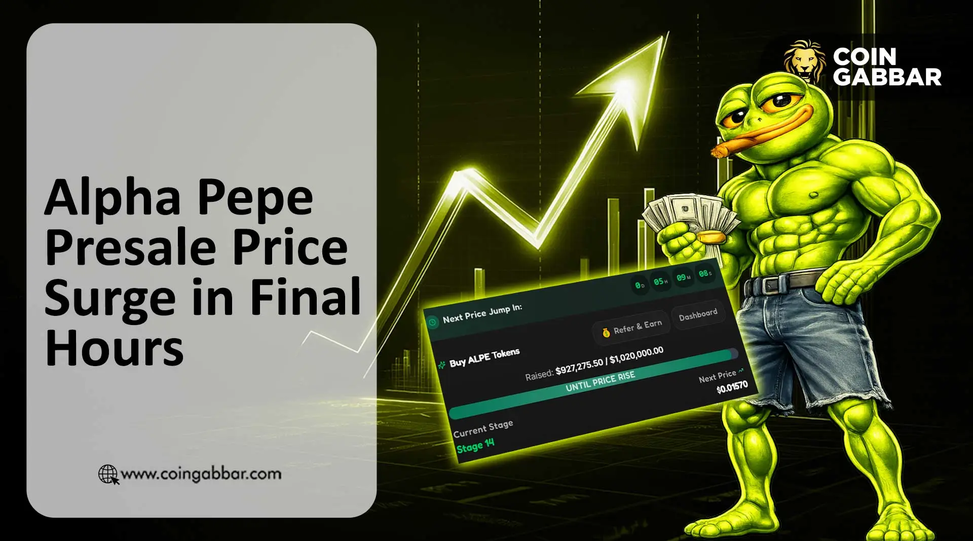 Alpha Pepe Presale News: final stage price jump update