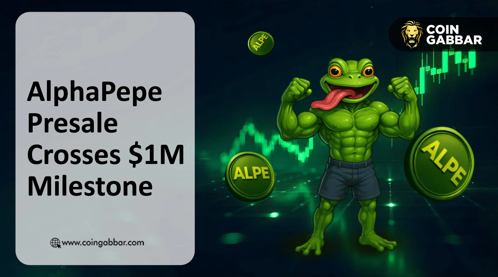 AlphaPepe Presale Crosses $1M Milestone