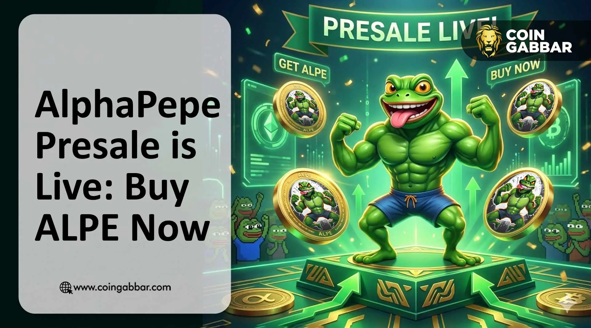 AlphaPepe presale Stage 13 price chart and countdown