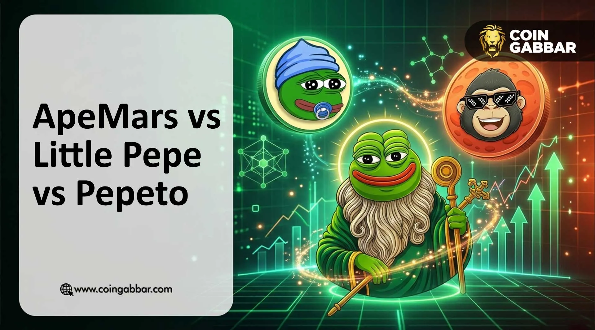 ApeMars vs Little Pepe vs Pepeto comparison chart