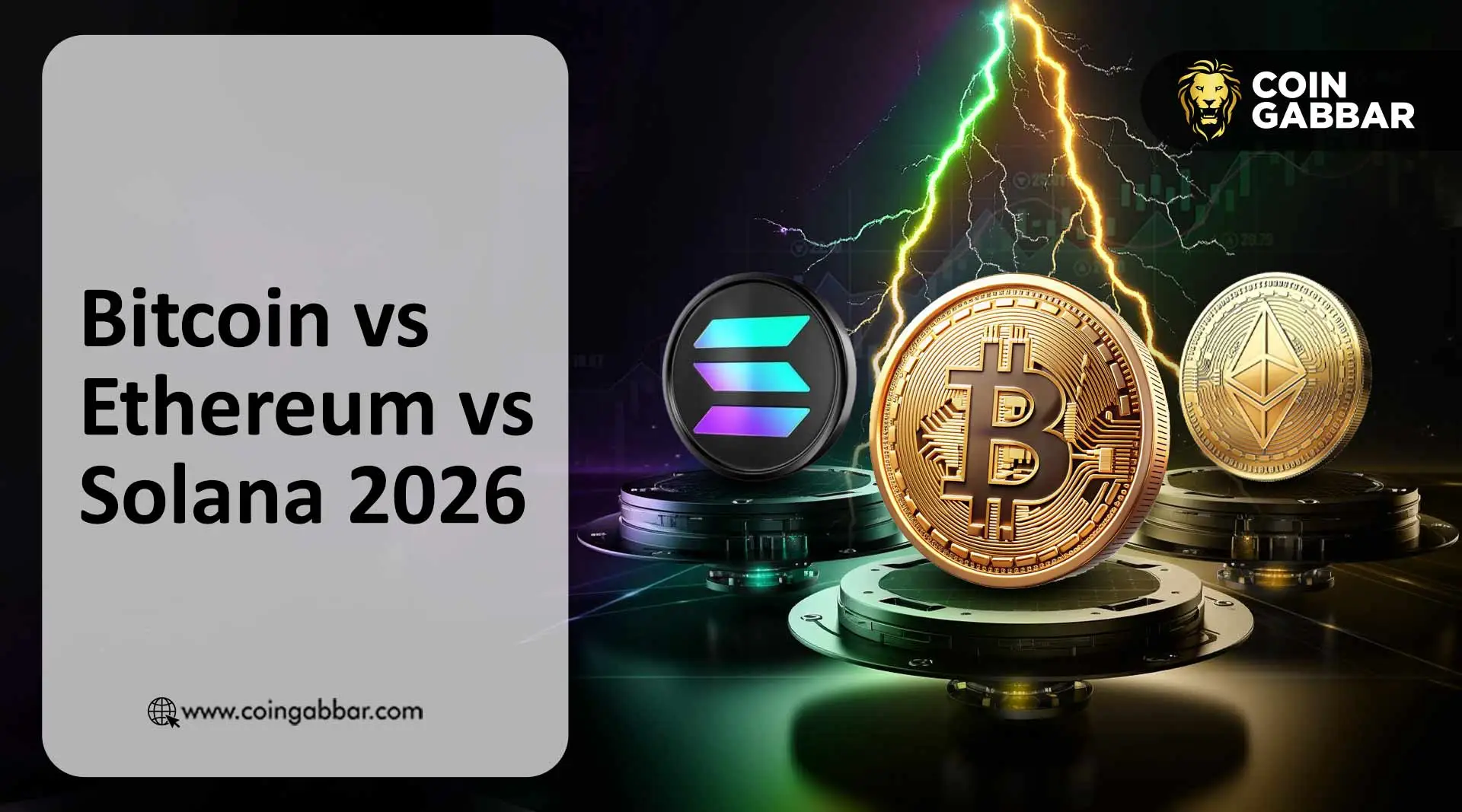 Bitcoin vs Ethereum vs Solana