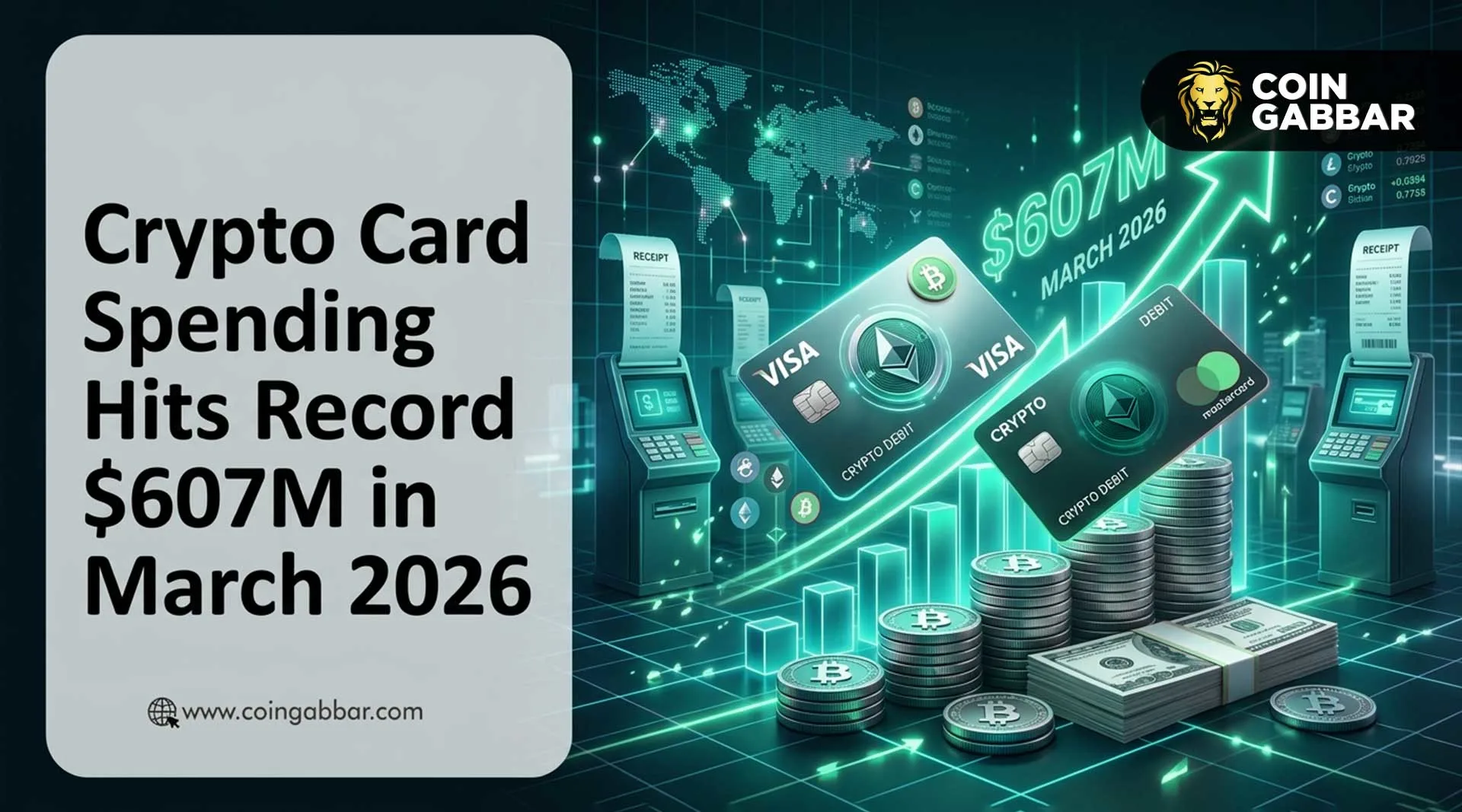 Crypto Card Spending Hits Record $607M in March 2026