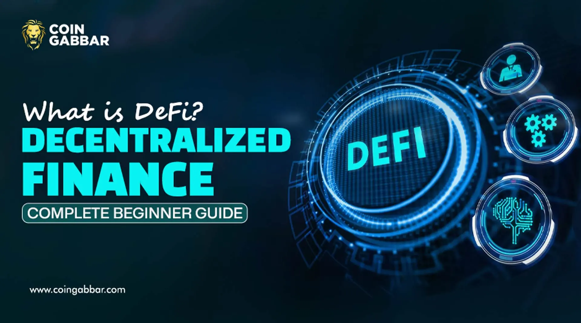 Decentralized Finance beginner guide illustration