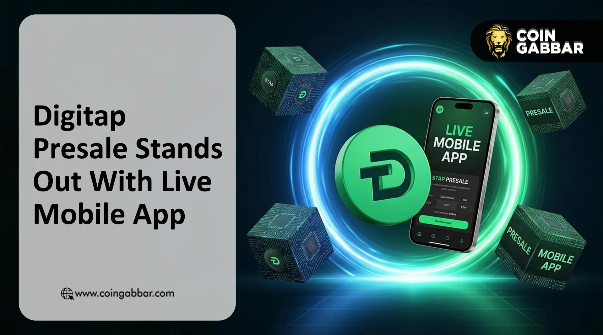 Digitap presale live app before TAP token launch