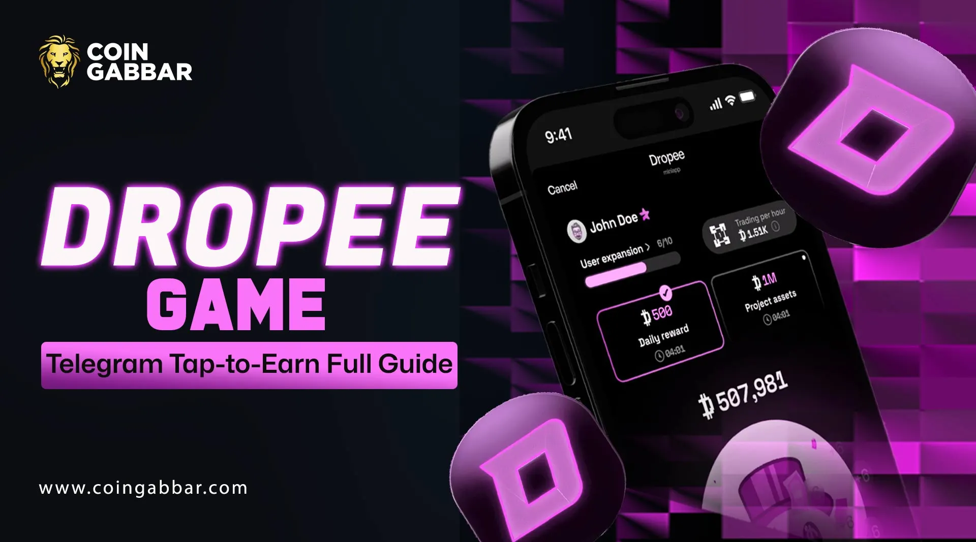 Dropee game Telegram tap to earn guide