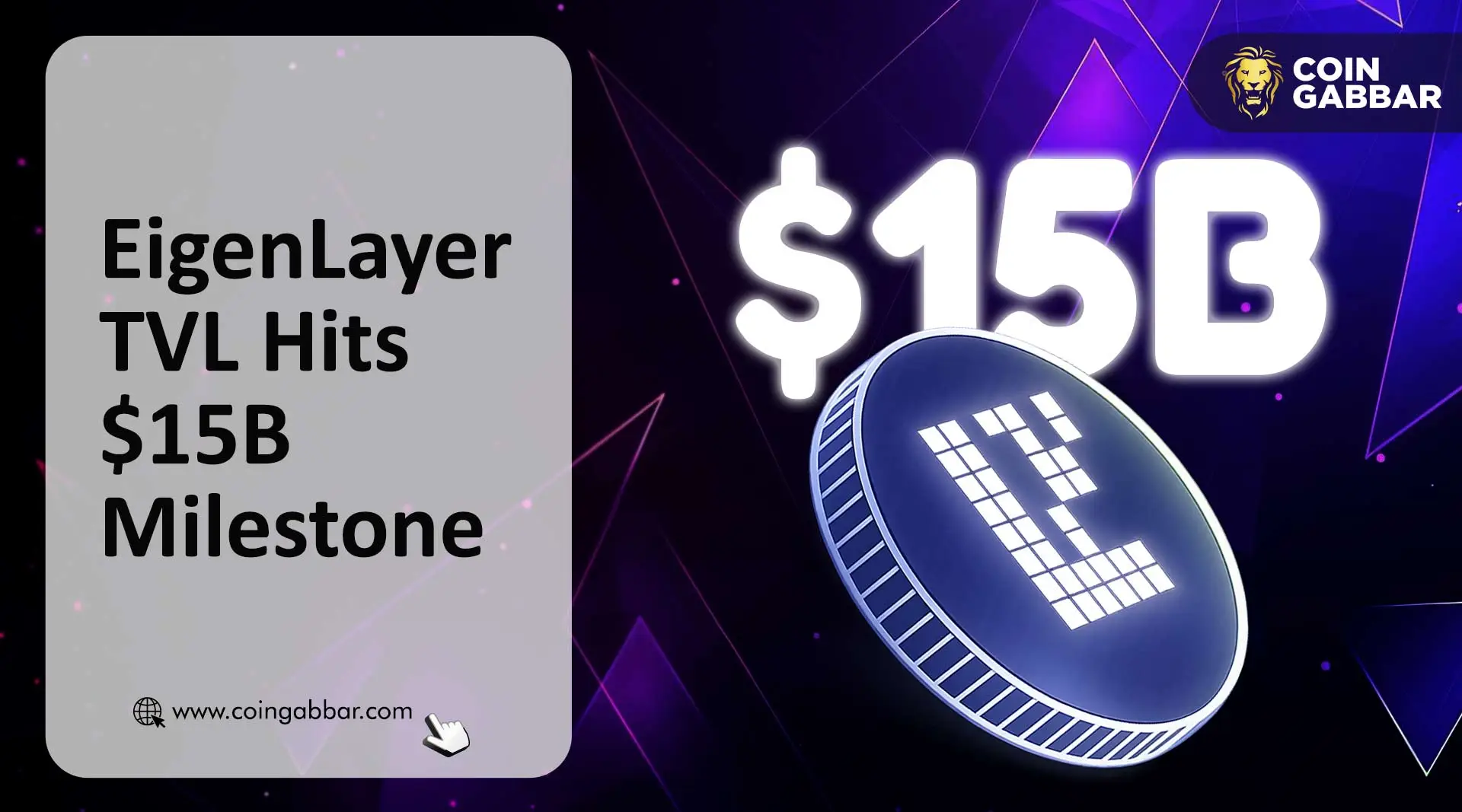 EigenLayer News: TVL Crosses 15B After Cap Lift