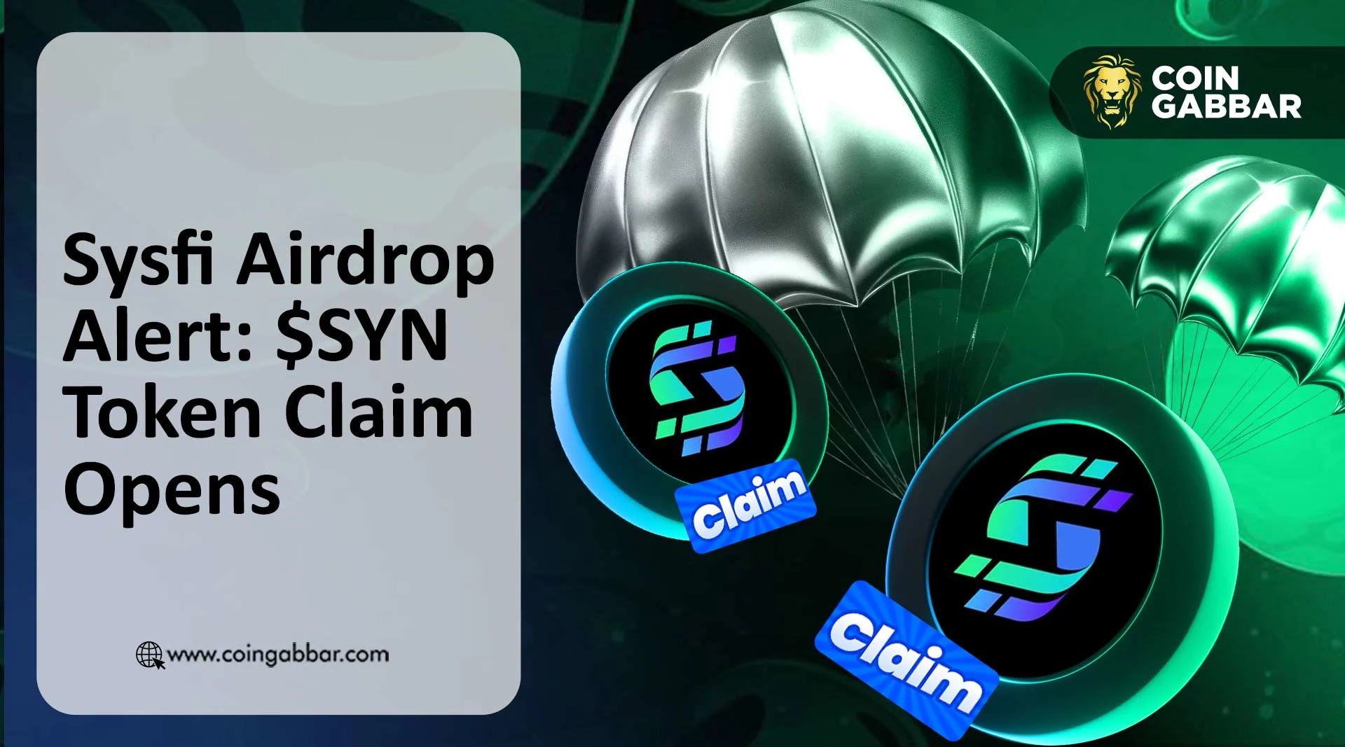 Sysfi Airdrop Alert: $SYN Token Claim Opens
