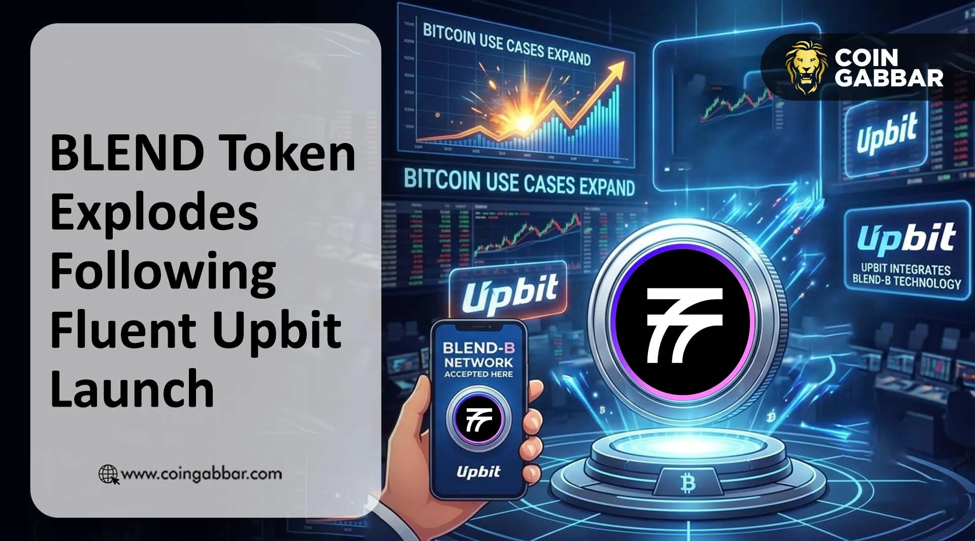 BLEND Token Explodes Following Fluent Upbit Launch