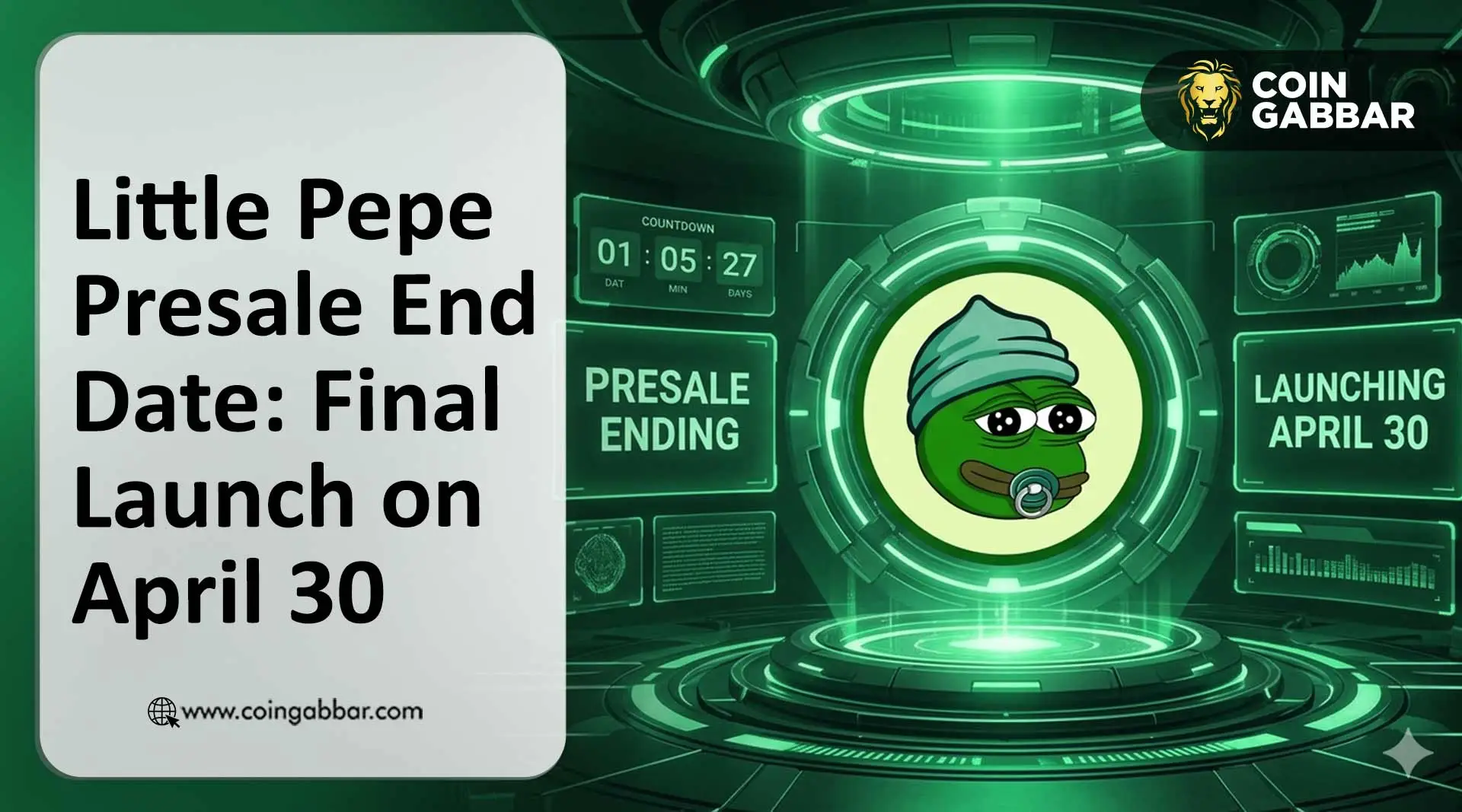 Little Pepe presale end date dashboard showing Stage 13 progress