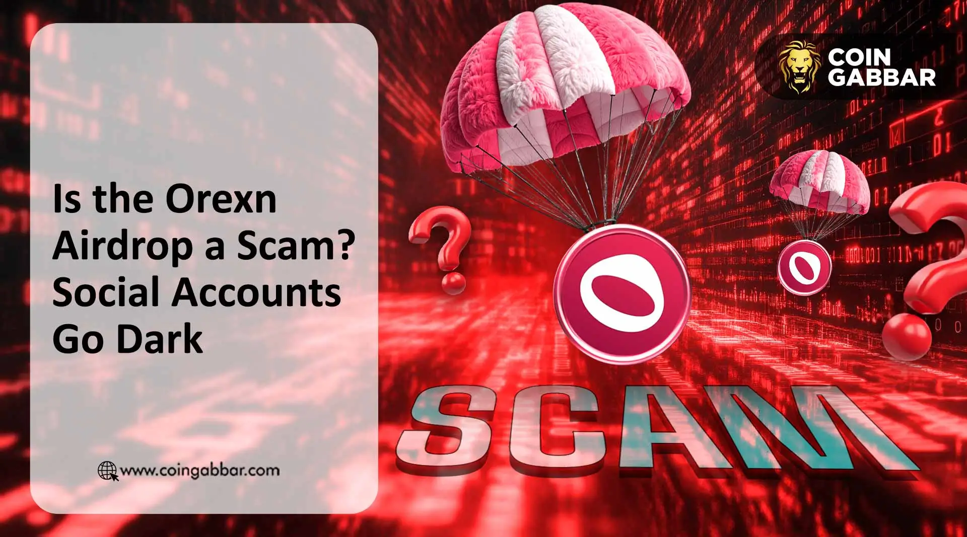 Orexn airdrop social media suspension notice