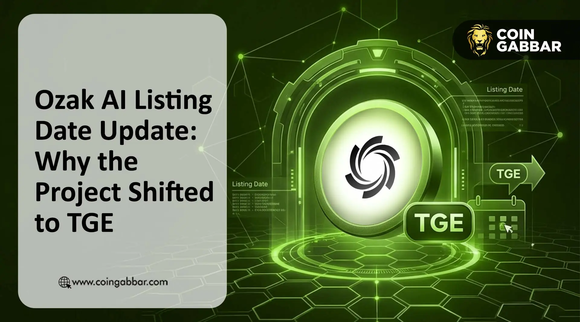 Ozak AI Listing News