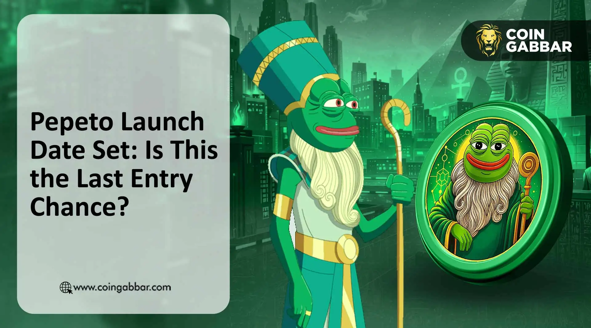 Pepeto launch date presale panel showing countdown price and funds raised