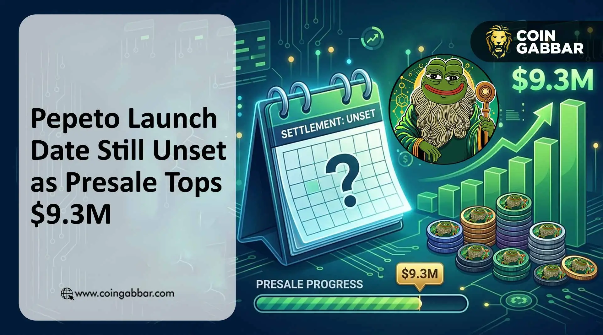 Pepeto launch date update on presale and preview page