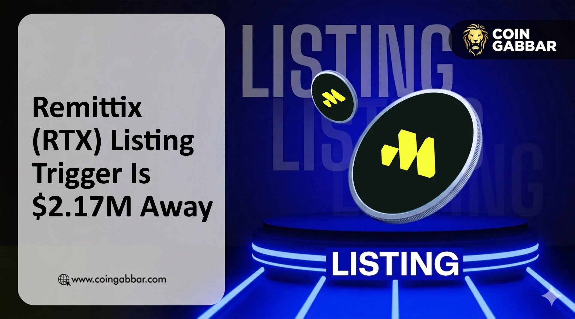 Remittix (RTX) Listing Trigger Is $2.17M Away