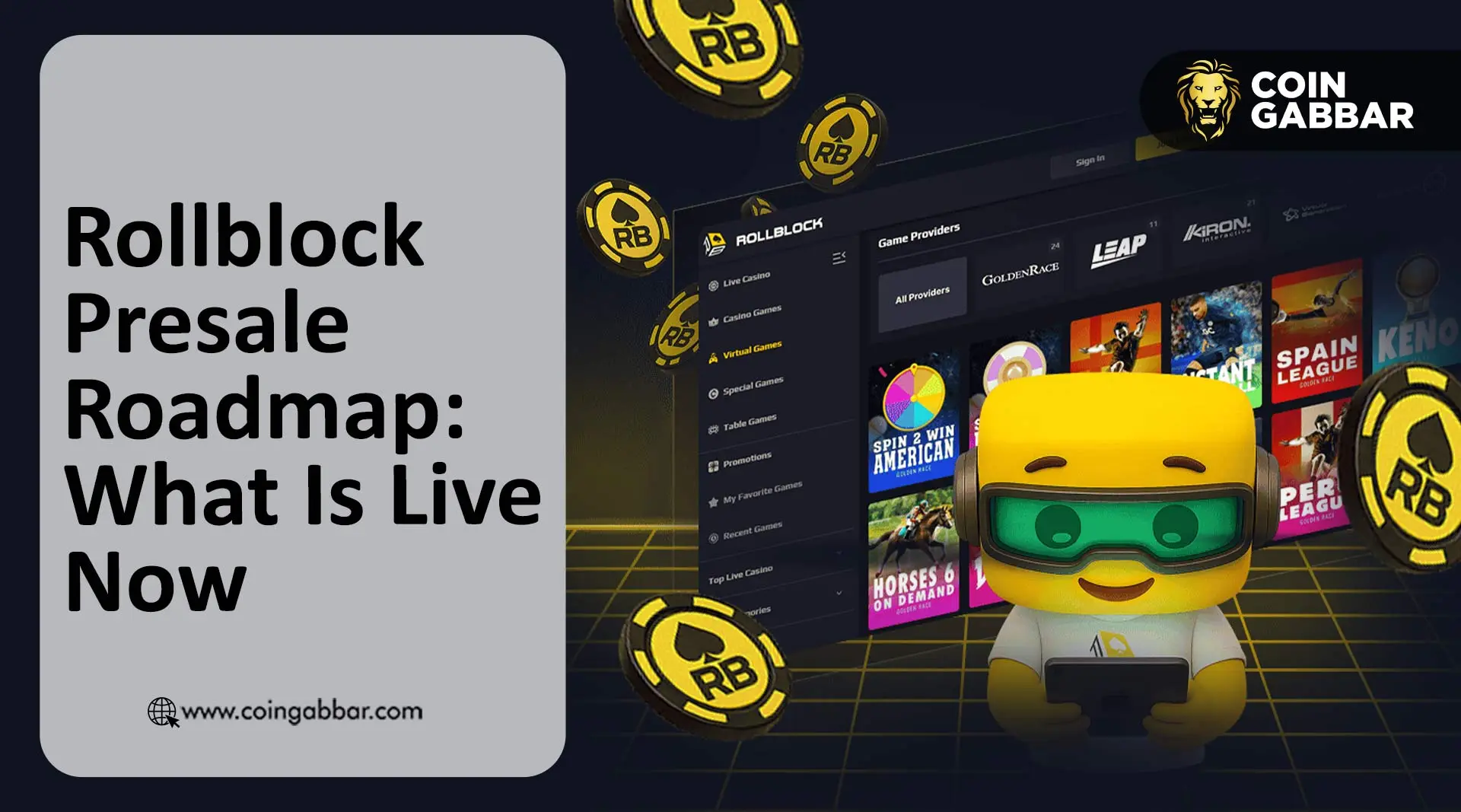 Rollblock presale roadmap status after launch live and pending milestones