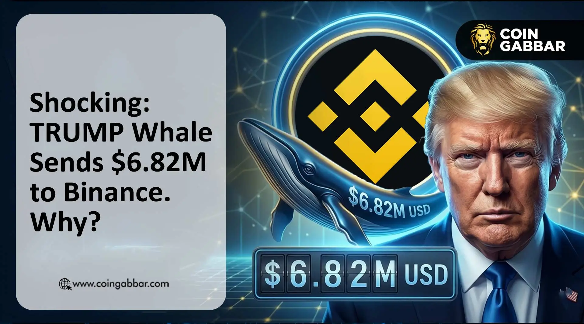TRUMP Whale Sends $6.82M to Binance. Why?