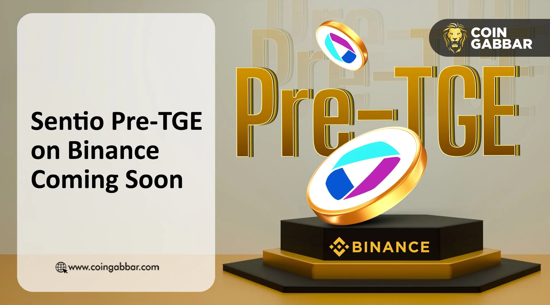 Sentio Pre-TGE Binance Wallet April 7 event