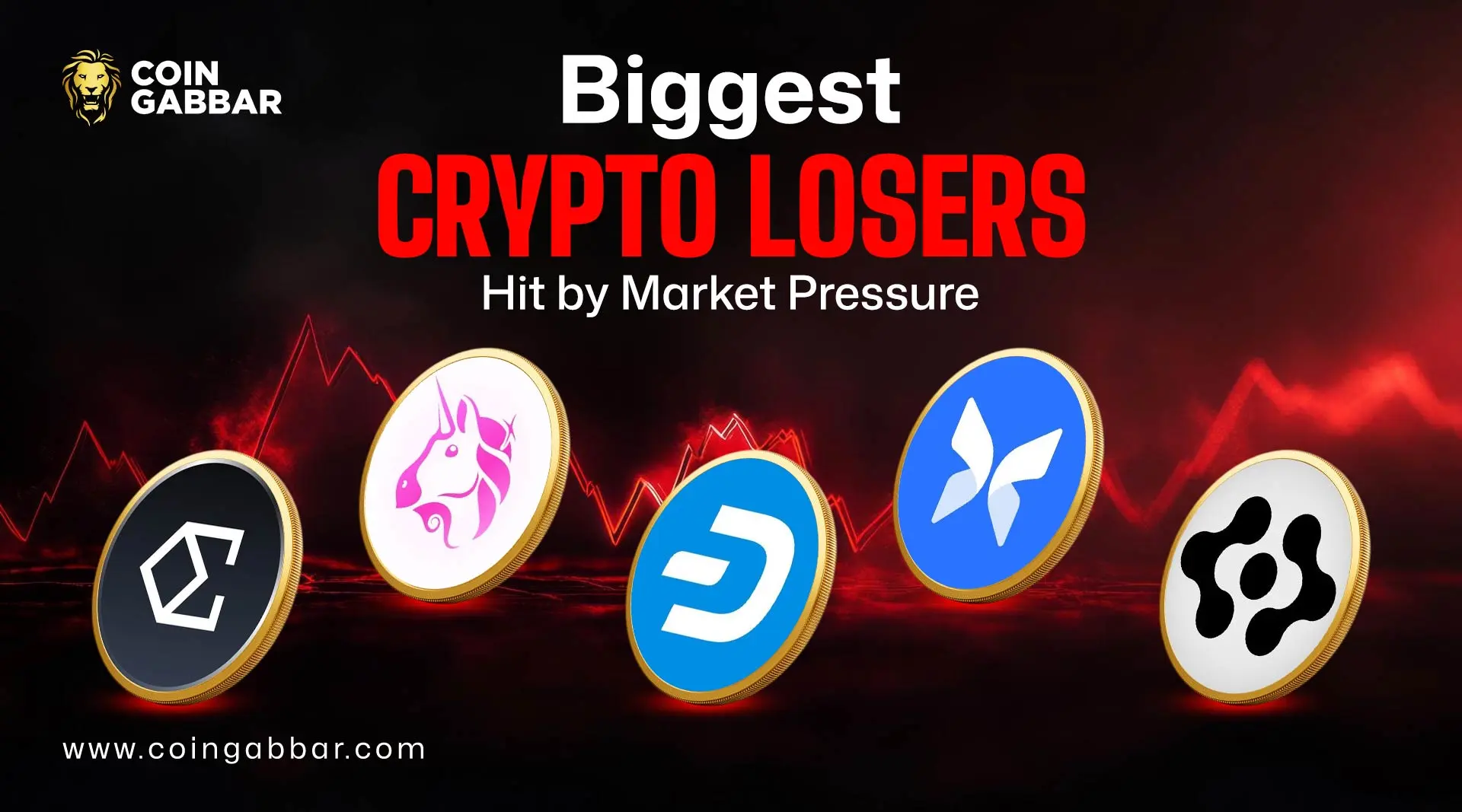 Biggest Crypto Losers Hit by Market Pressure