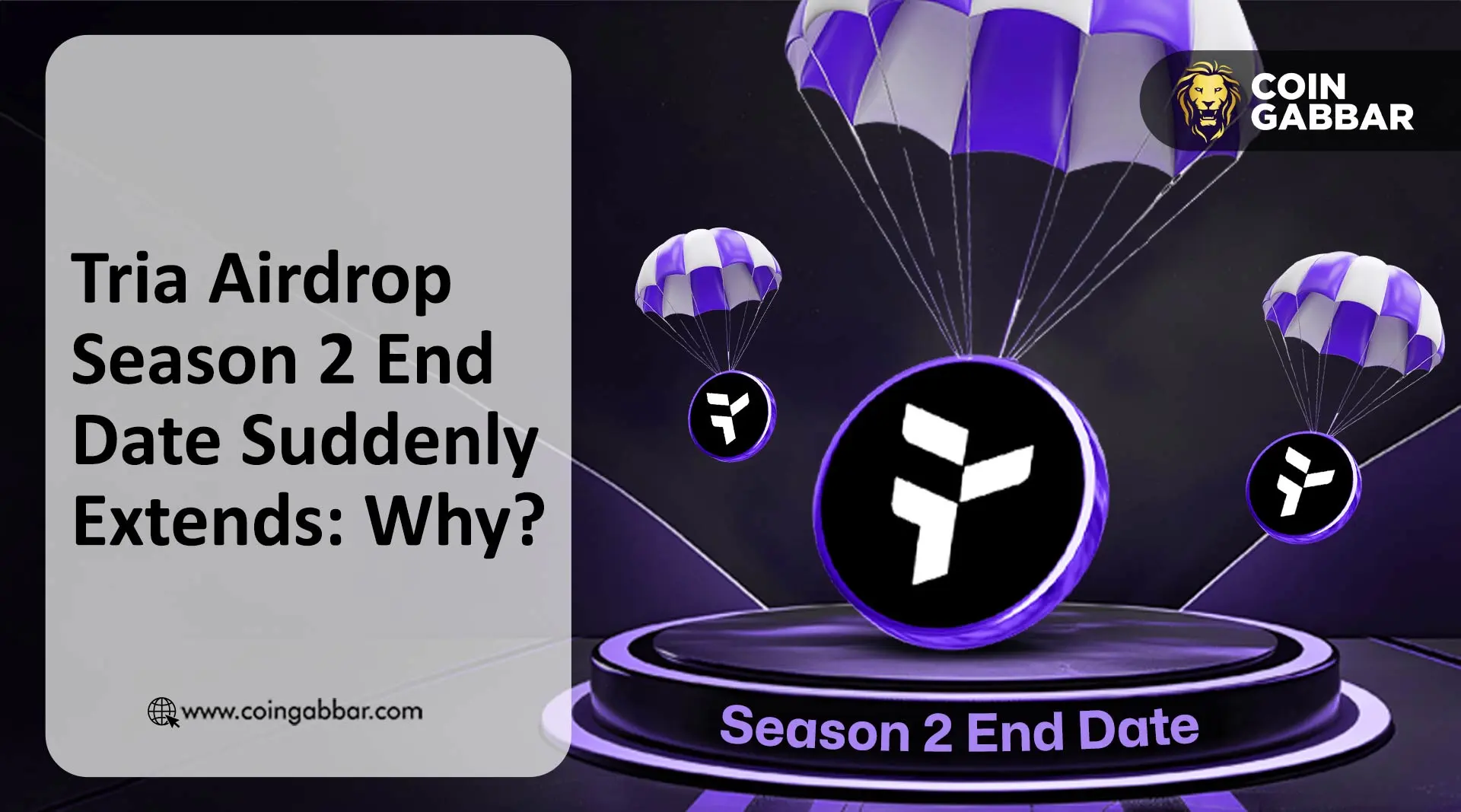 Tria Airdrop Season 2 End Date Suddenly Extends: Why?