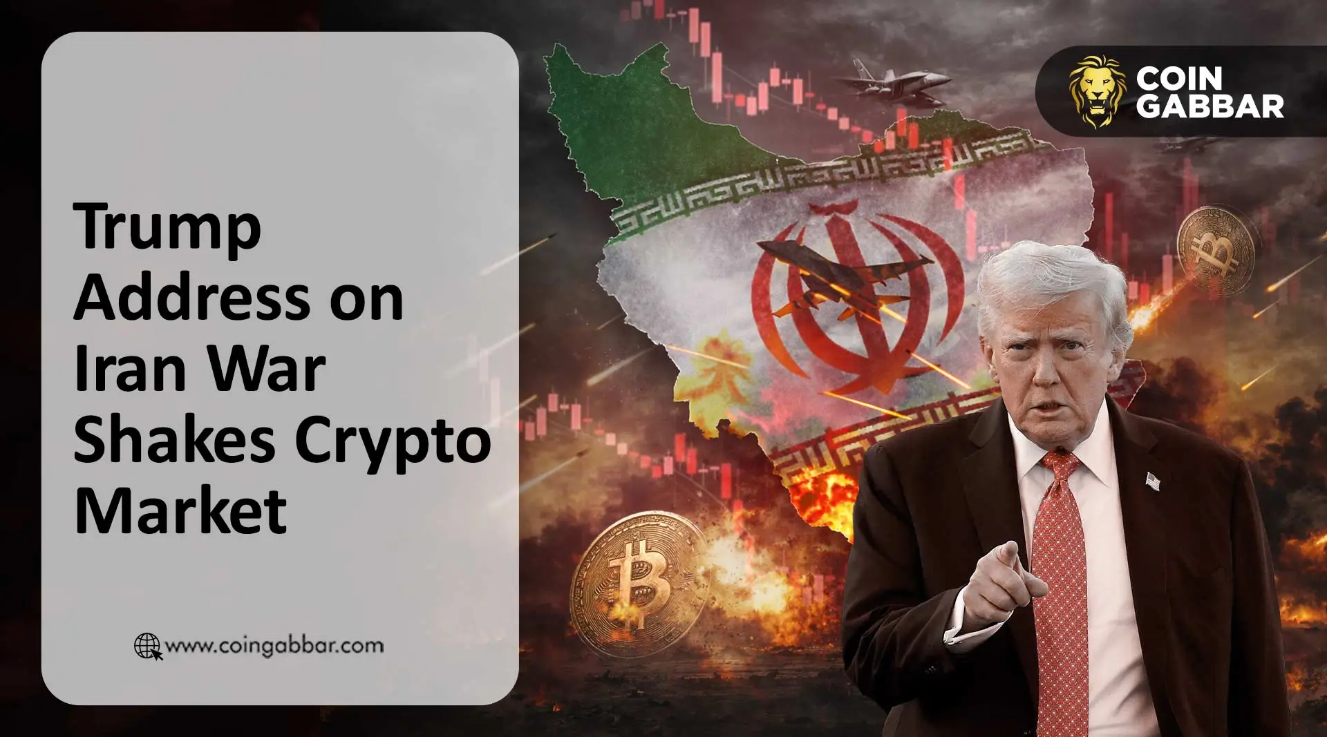 Trump address on Iran war sparks crypto market selloff
