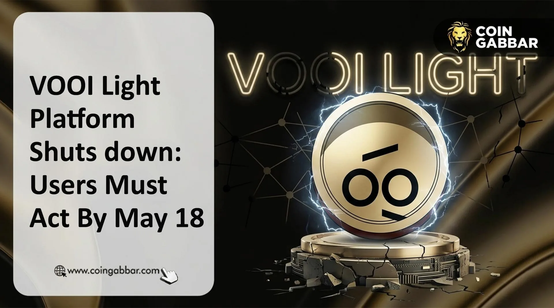 VOOI Token Light Platform Shuts down: Users Must Act By May 18, 2026
