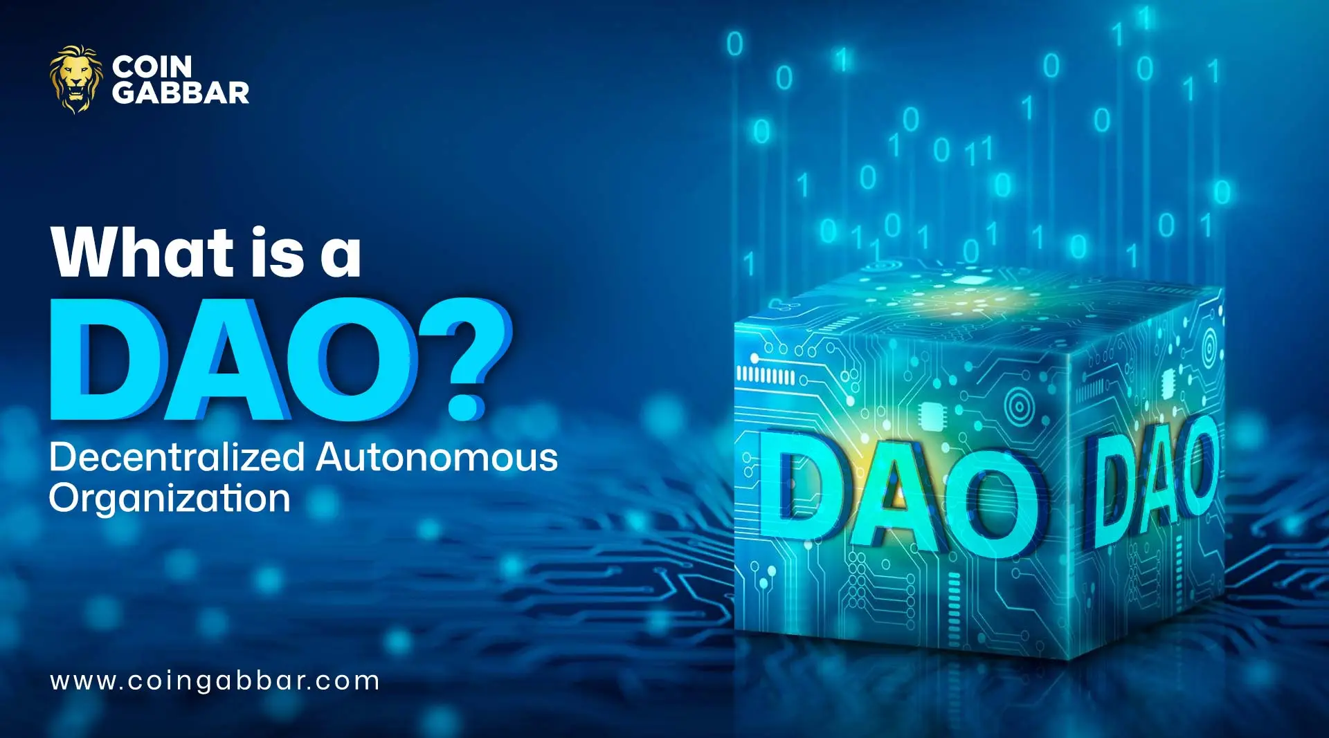 What are DAOs decentralized autonomous organization