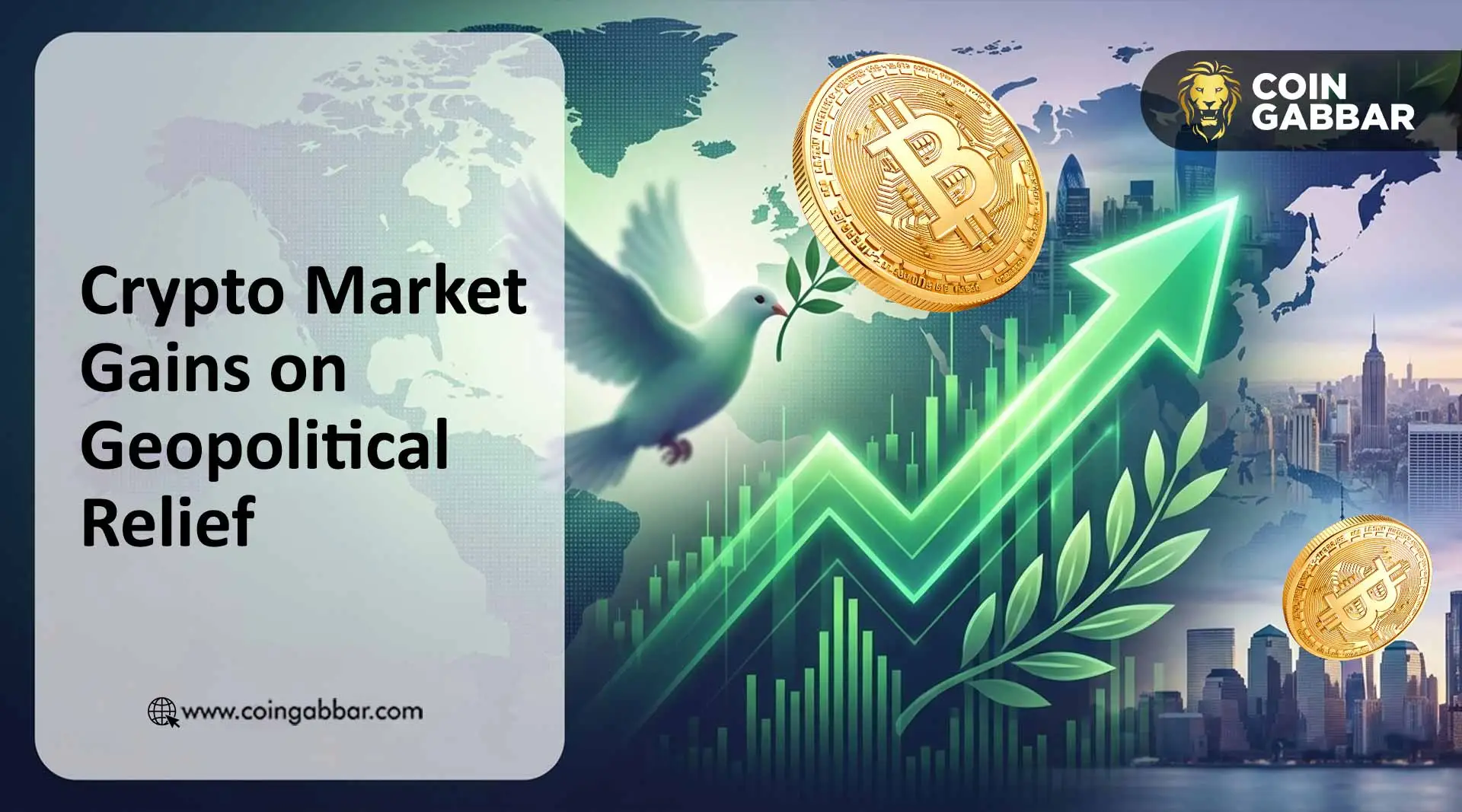 Crypto market up today with Bitcoin near 75000