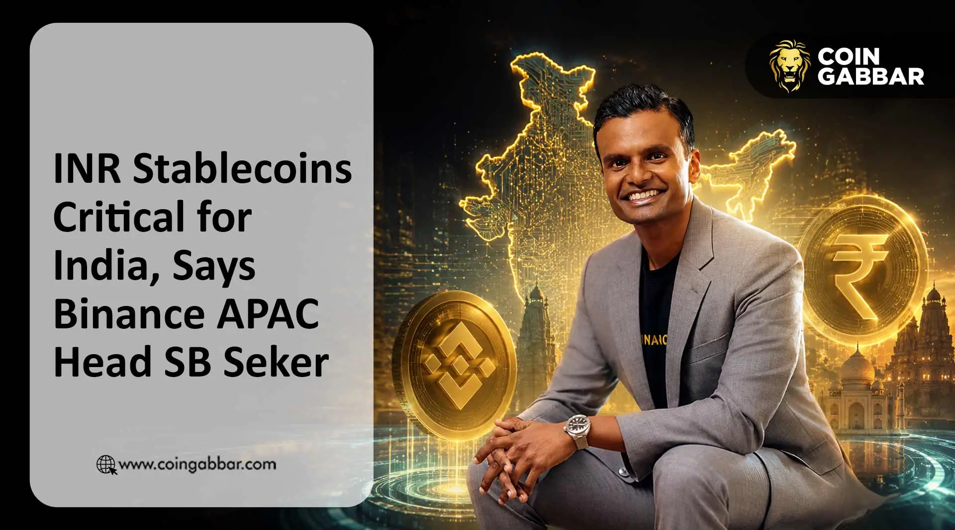 INR Stablecoins Critical for India, Says Binance APAC Head SB Seker