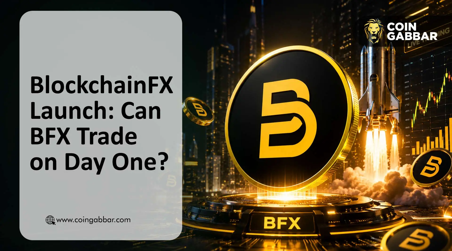 BlockchainFX launch August 31 BFX token transfer trading