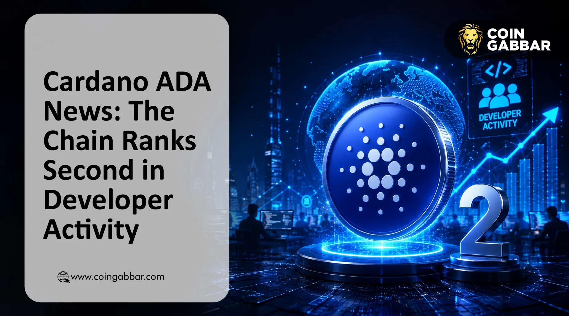 Cardano ADA News: The Chain Ranks Second in Developer Activity